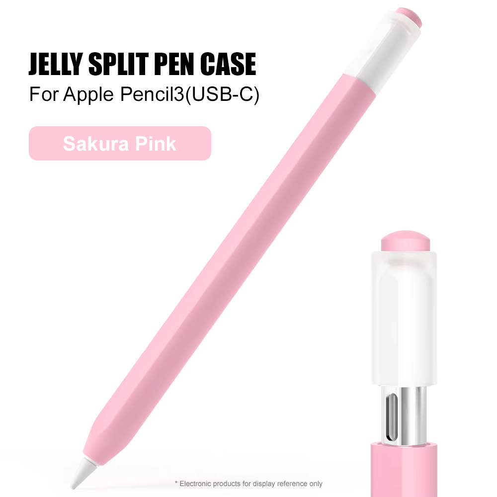 Tablet Cover Accessories - Farblich abgesetztes Silikon-Stifthüllen-Set für Apple Pencil