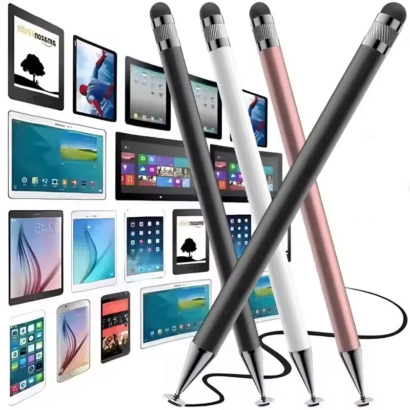 Tablet Drawing Accessories - 2-in-1-Eingabestift, hochempfindliche Scheibenspitze, Gummispitze, Touch-Bleistift, geeignet