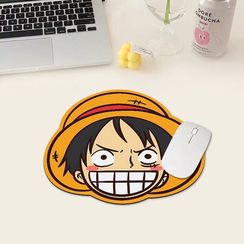 Tablet Accessories - One Piece Luffy Mauspad, Kleine Computer-Schreibtischunterlage,