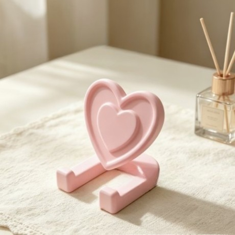 Tablet Accessories 3D Print - 3D-Gedruckter Valentinstag Romantischer Herzförmiger Handyständer Zubehör