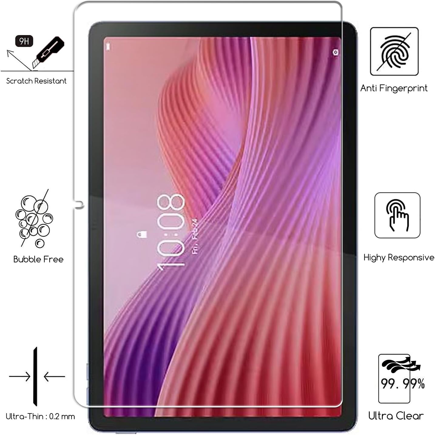 1 Stück 9H gehärtetes Glas Tab – Temu Tablet Accessories Bewertung und Preis