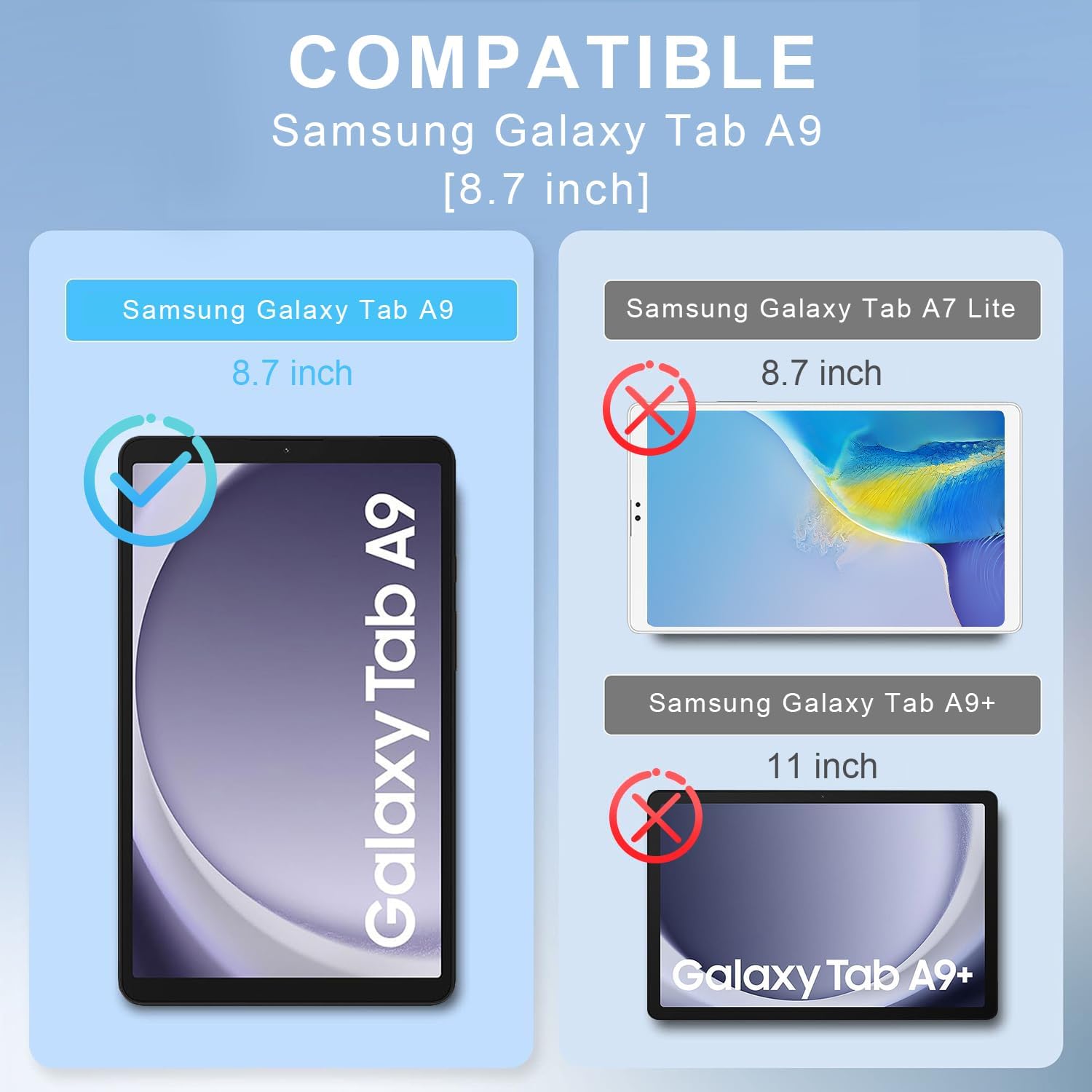 Für Samsung Galaxy Tab A9 SM-X – Tablet Accessories For Samsung Bewertung und Preis