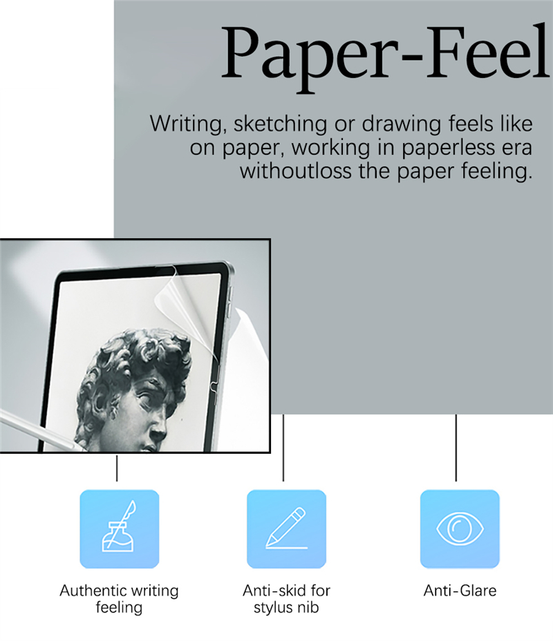 3 Stück Papiergefühl wie Displ – Paper Feel Screen Film Bewertung und Preis
